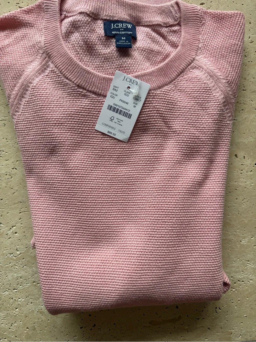 J. Crew light pink